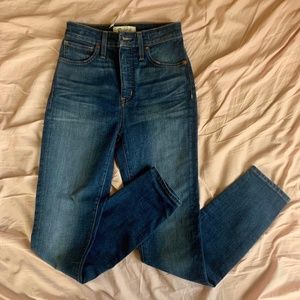 High Waisted Skinny Madewell Jeans